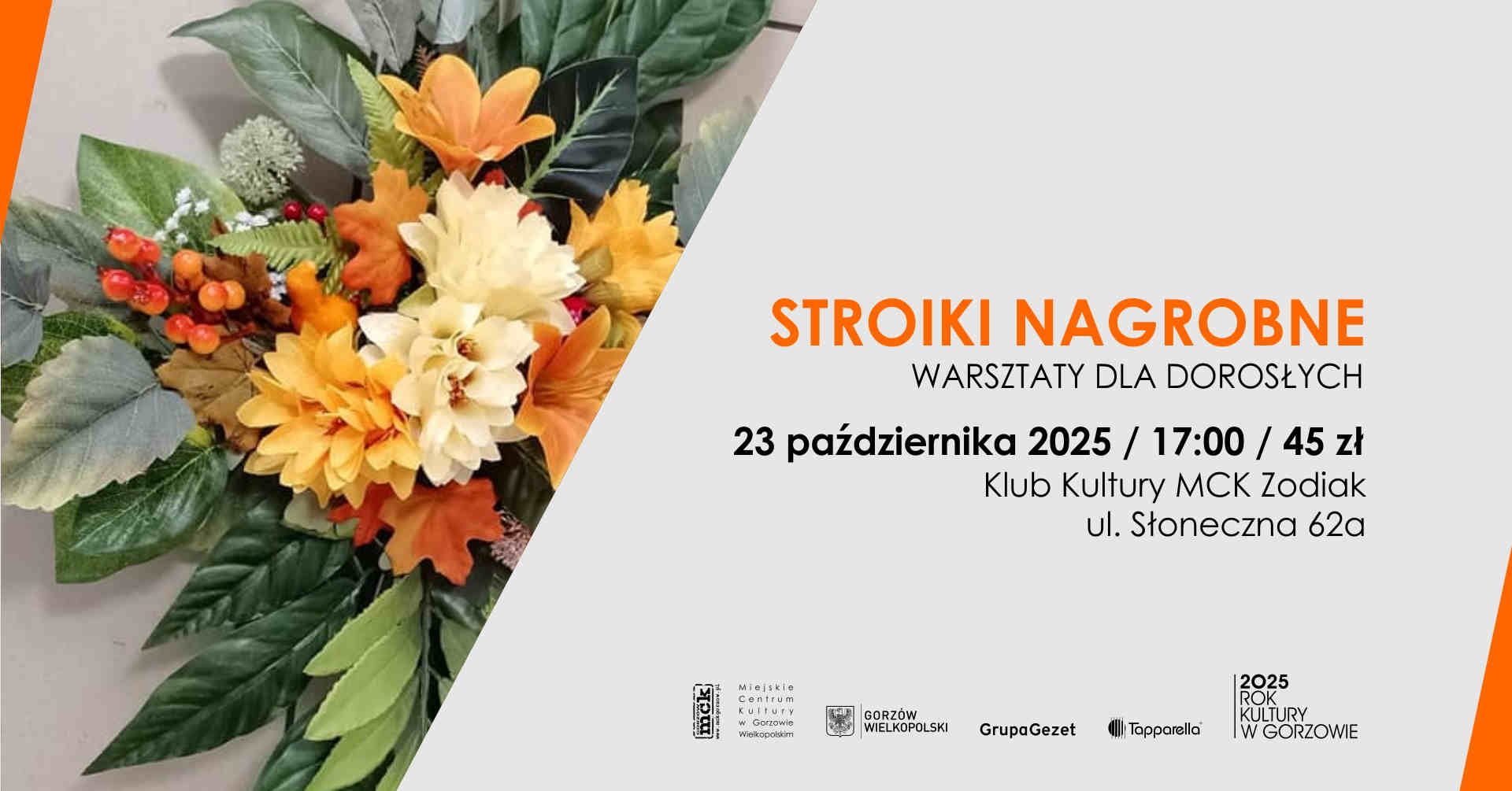 Grafika wydarzenia Stroiki nagrobne – warsztaty dla dorosłych