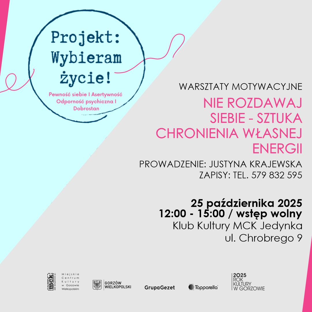 Grafika wpisu Warsztaty w ramach projektu „Wybieram życie”