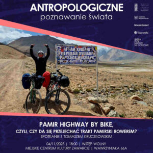 Grafika wpisu „Antropologiczne poznawanie świata” – spotkanie z Tomaszem Kruczkowskim