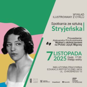 Grafika wpisu Spotkania ze sztuką: „Stryjeńska” [tłumaczenie na PJM]