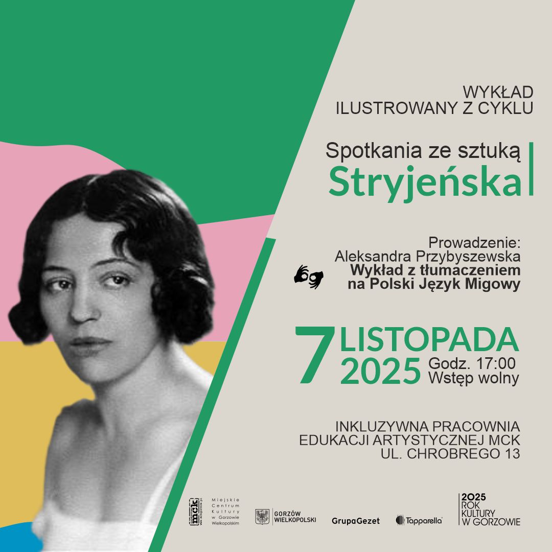 Grafika wydarzenia Spotkania ze sztuką: „Stryjeńska”