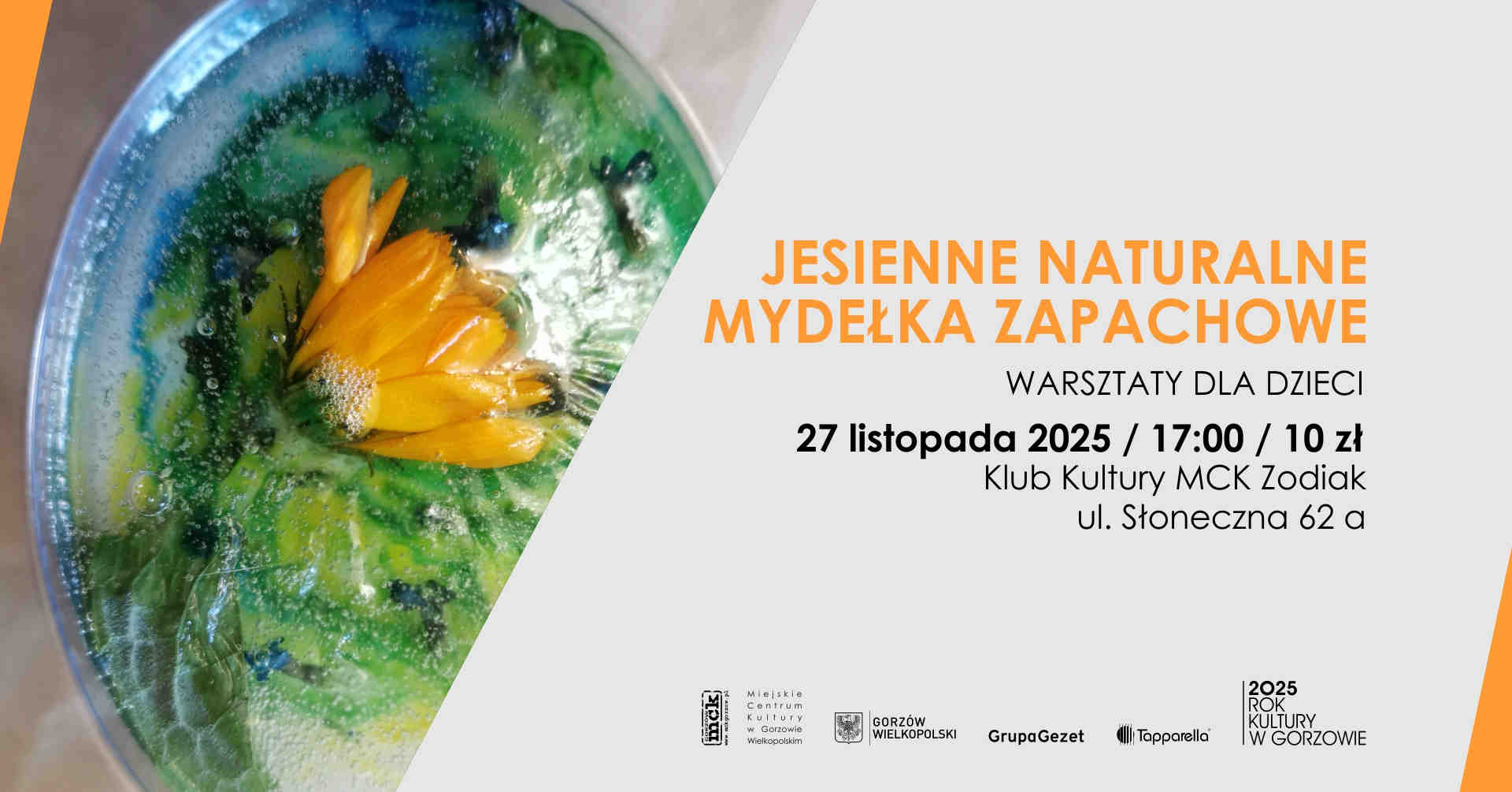 Grafika wydarzenia Jesienne naturalne mydełka zapachowe – warsztaty dla dzieci