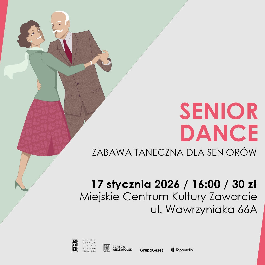 Grafika wydarzenia Senior Dance – zabawa dla seniorów