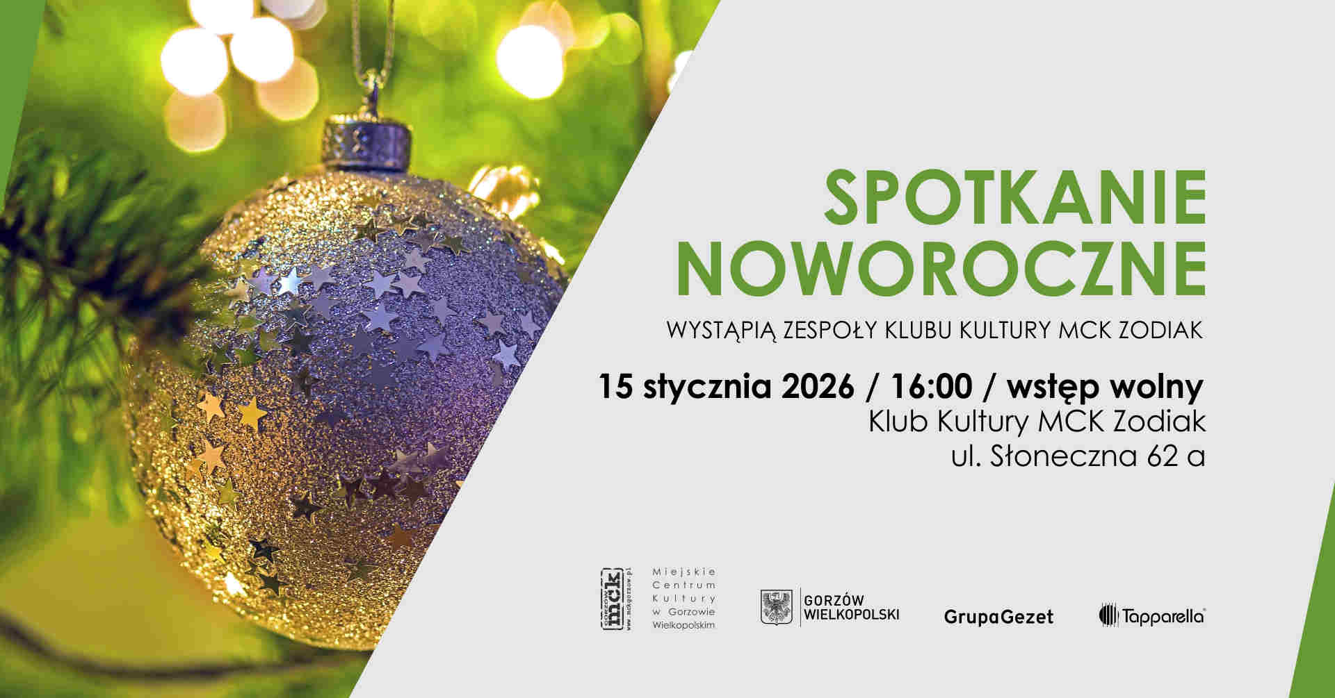 Grafika wydarzenia Spotkanie Noworoczne