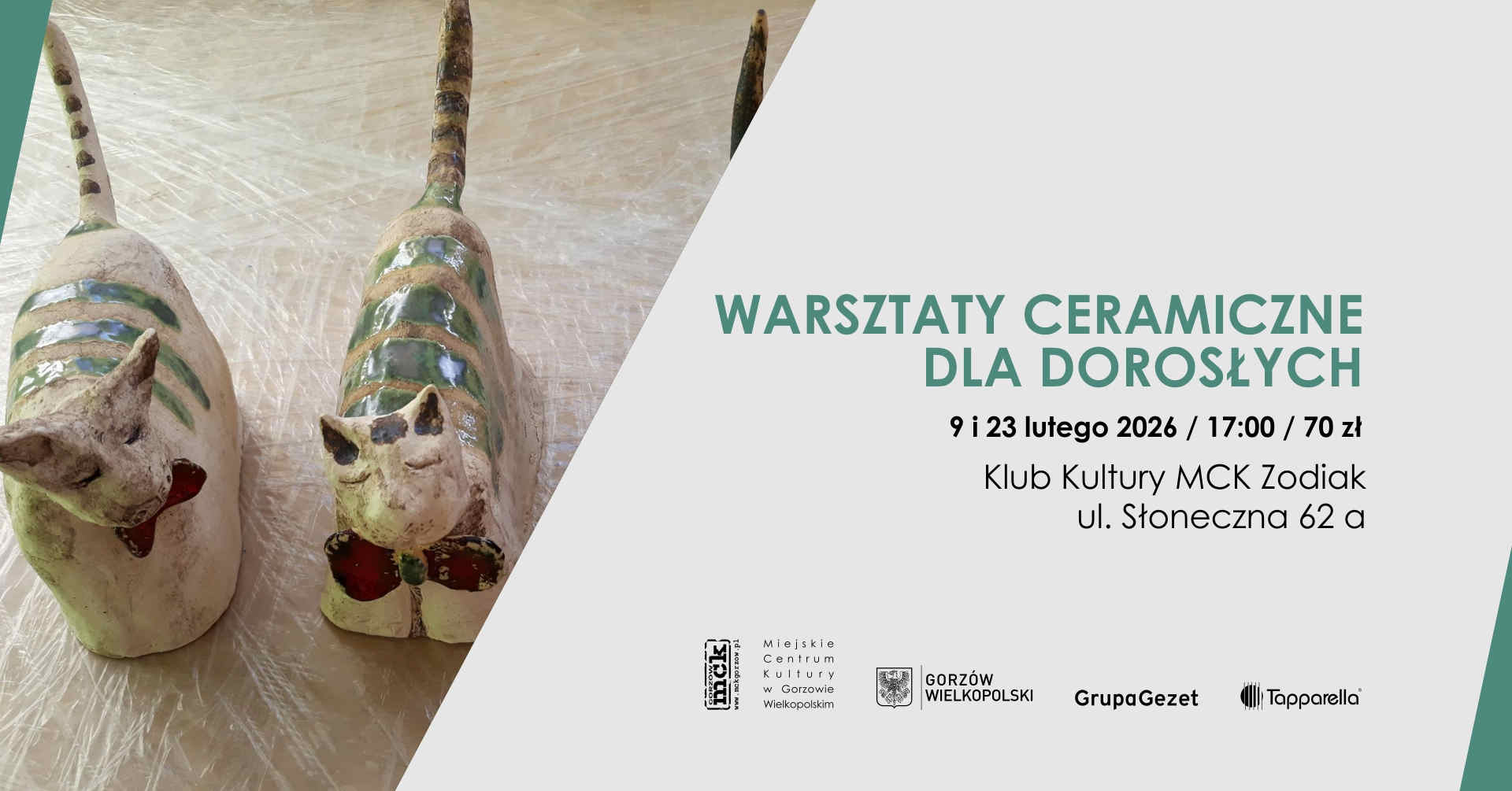 Grafika wydarzenia Warsztaty ceramiczne dla dorosłych
