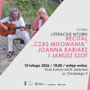 Grafika wpisu Literackie Wtorki: „Czas miłowania”