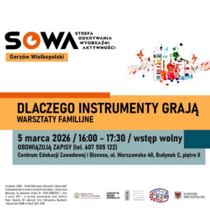 Grafika wpisu Dlaczego instrumenty grają? – warsztaty pokazowe prowadzone przez trenerki z CNK