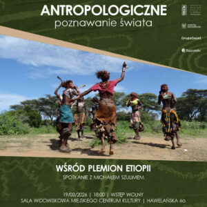 Grafika wpisu „Antropologiczne poznawanie świata” – spotkanie z Michałem Szulimem