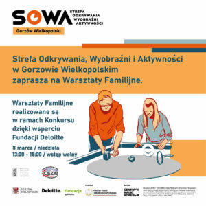 Grafika wpisu Dom – wyjątkowa maszyna – warsztaty familijne w SOWA Gorzów Wielkopolski