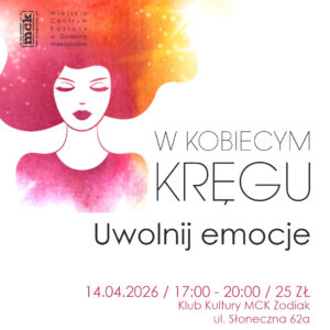 Grafika wpisu W Kobiecym Kręgu – Uwolnij emocje