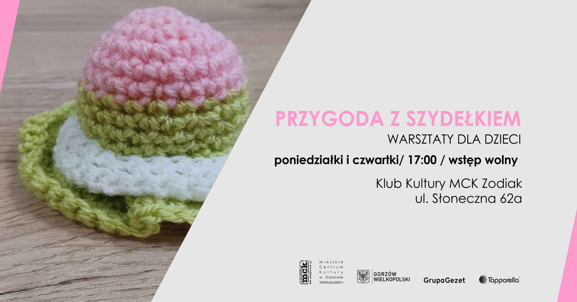 Grafika wydarzenia Przygoda z szydełkiem – warsztaty dla dzieci