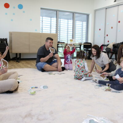 Zdjęcie - 2026.04.11 Muzyka, Dźwięki i Zabawa – warsztaty familijne