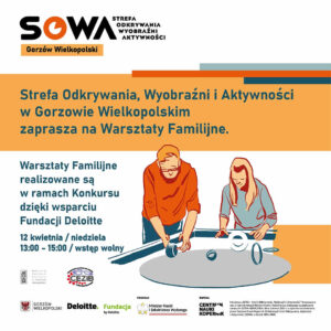 Grafika wpisu Siła wody – warsztaty familijne w SOWA Gorzów Wielkopolski