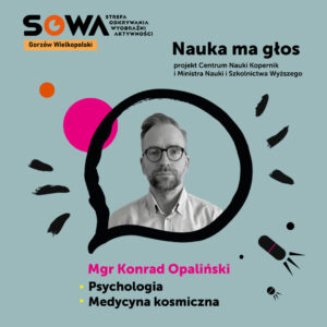 Grafika wpisu Człowiek kontra izolacja – spotkanie z mgr Konradem Opalińskim