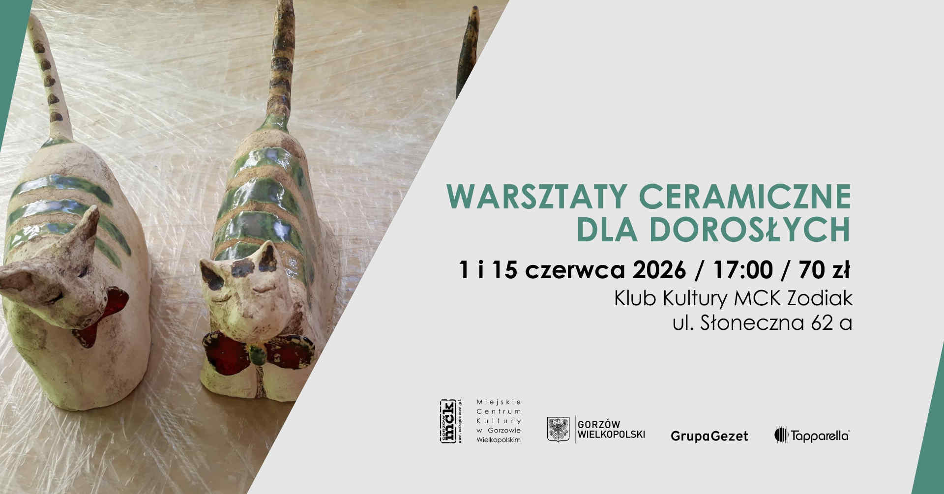 Grafika wydarzenia Warsztaty ceramiczne dla dorosłych